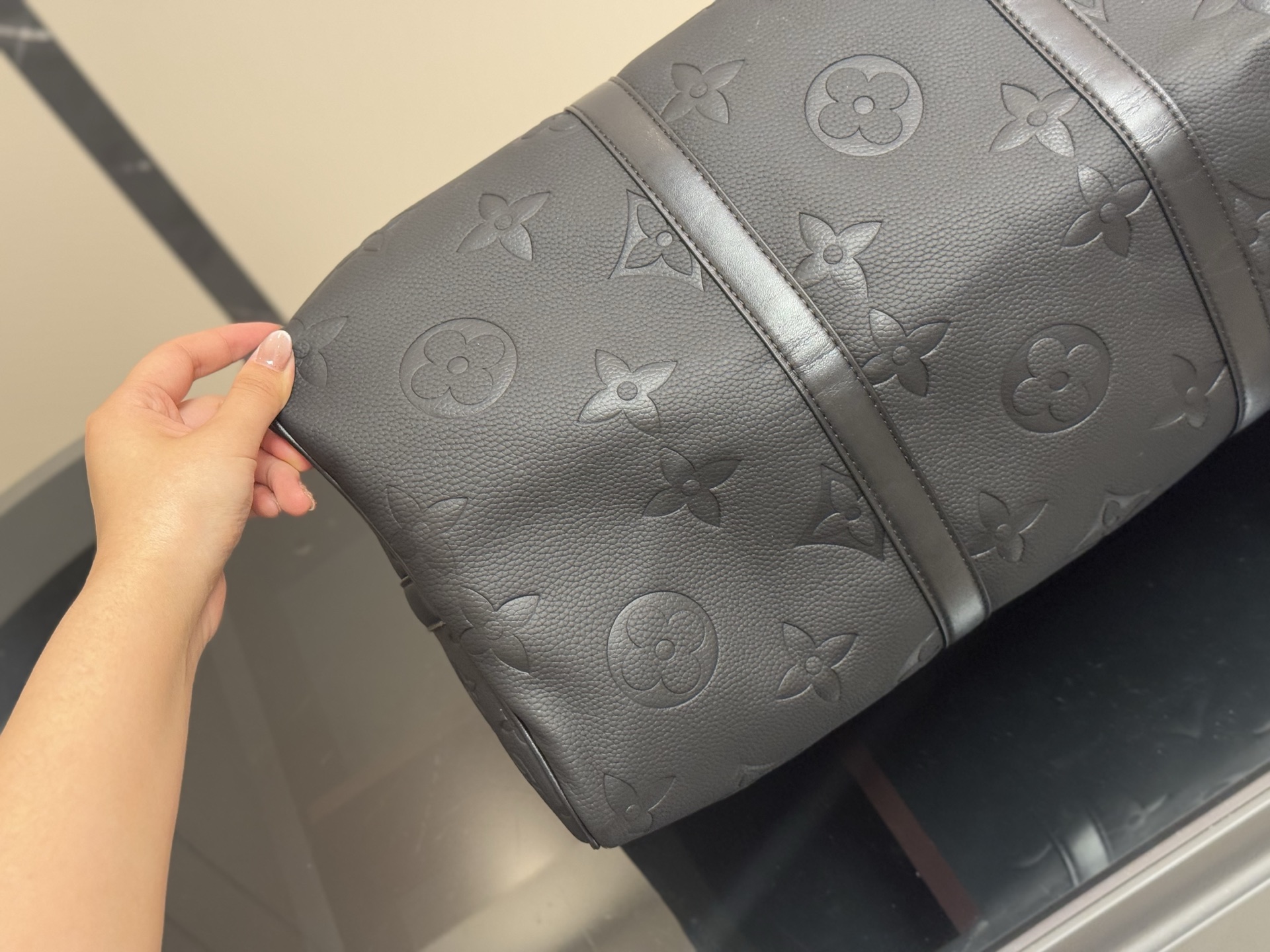 Louis new arrival black Keepall bag size: 50 cm