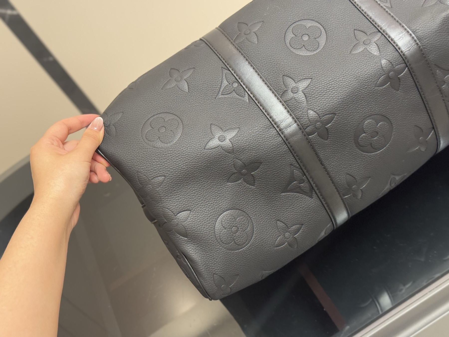 Louis new arrival black Keepall bag size: 50 cm