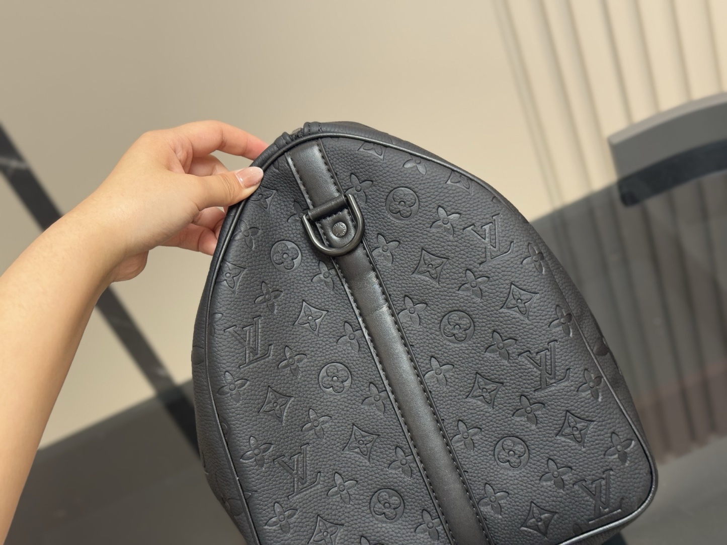 Louis new arrival black Keepall bag size: 50 cm