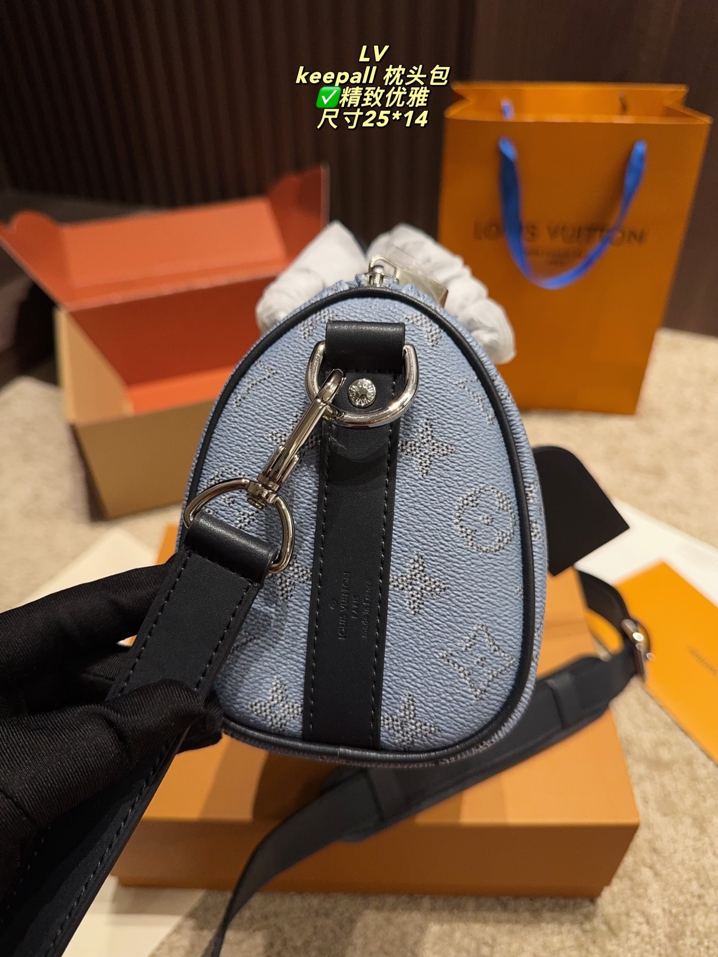 Louis new arrival keepall bag size: 25*14cm