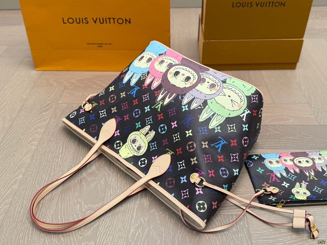 Louis new arrival neverfull bag size: 32*28 cm