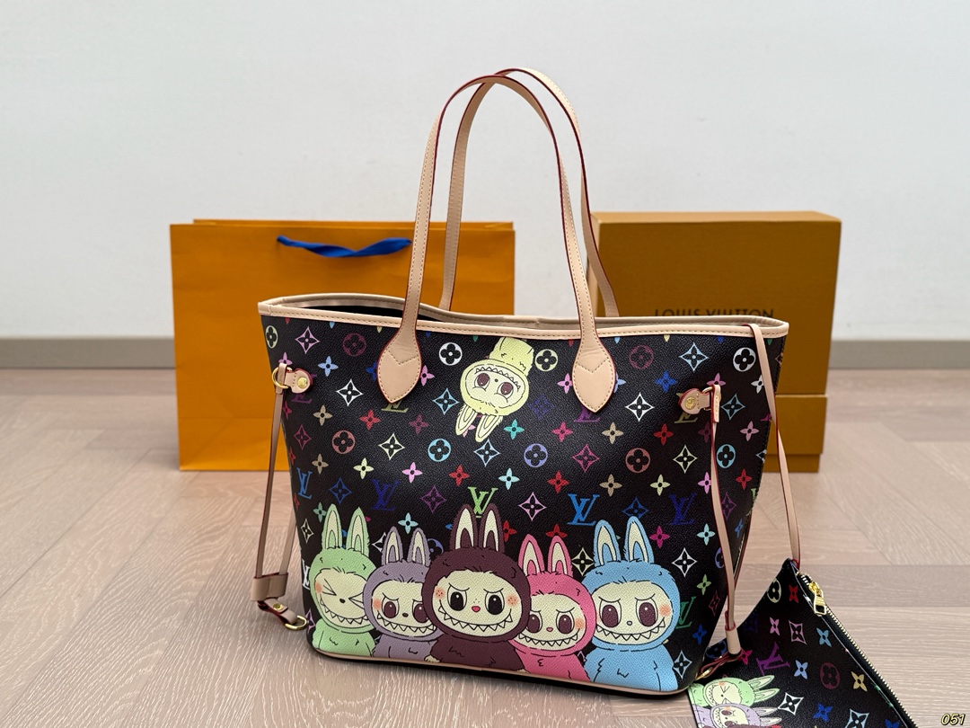 Louis new arrival neverfull bag size: 32*28 cm