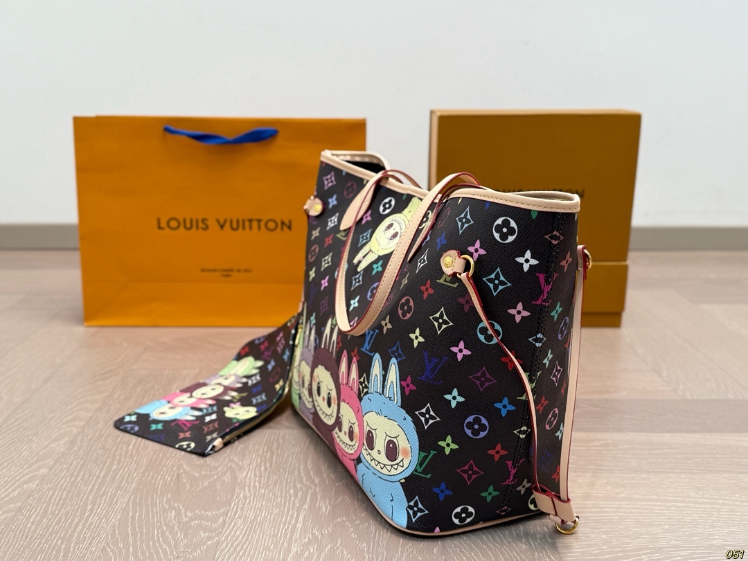 Louis new arrival neverfull bag size: 32*28 cm