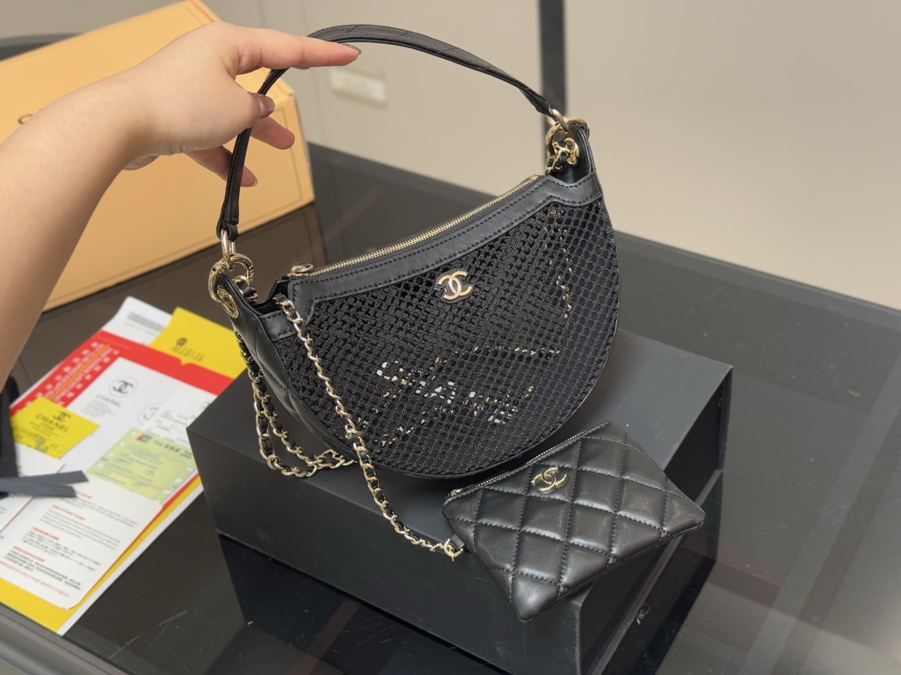 cc-new-arrival-25ss-bag-size-24-14-cm-3536