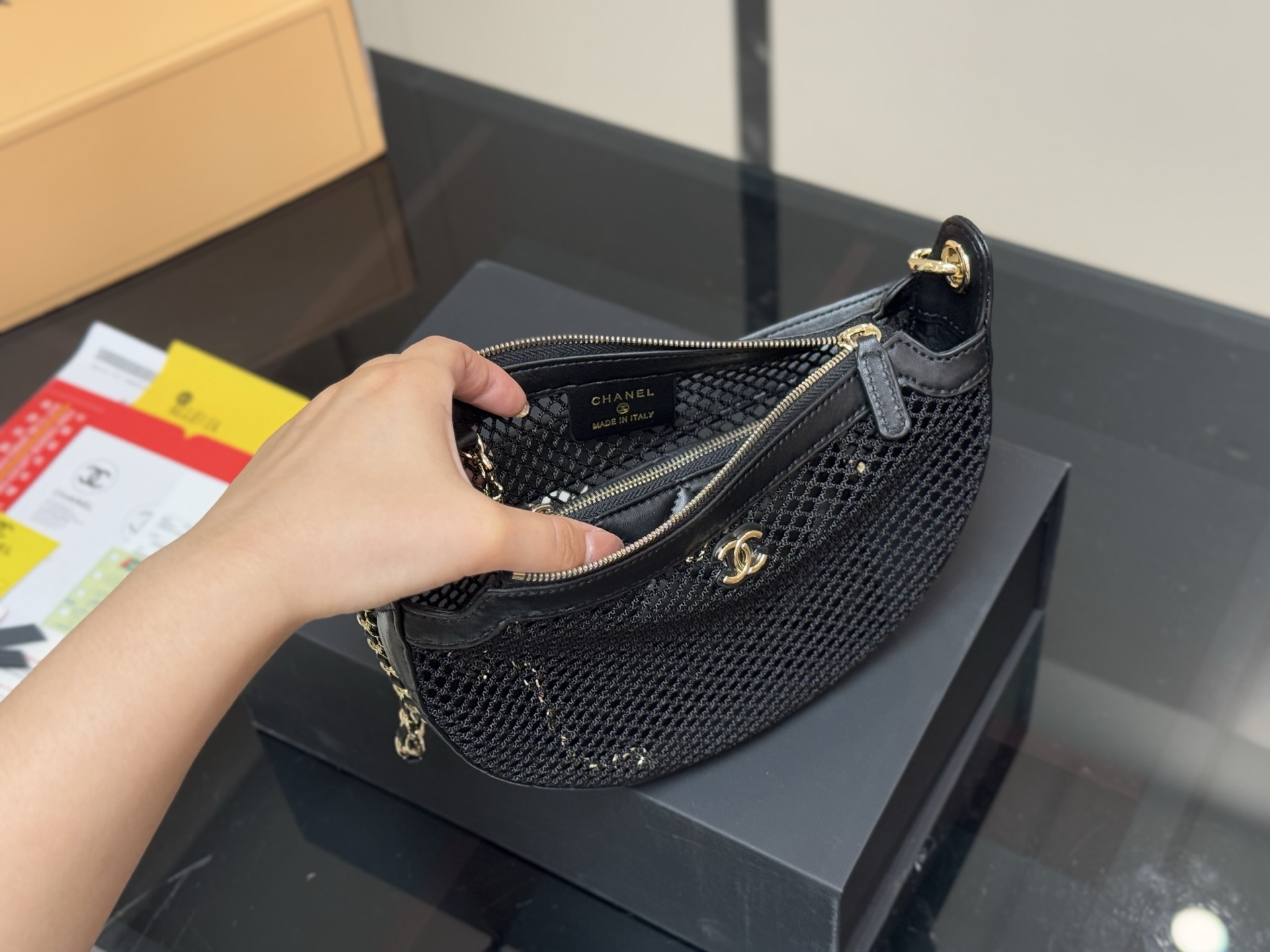 cc-new-arrival-25ss-bag-size-24-14-cm-3536