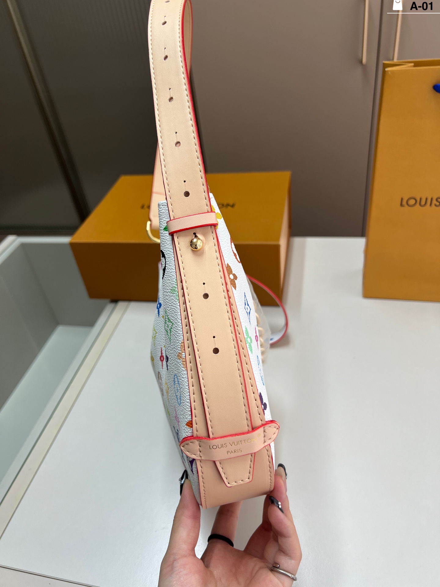 louis new arrival Cookie bb bag size: 28*19 cm