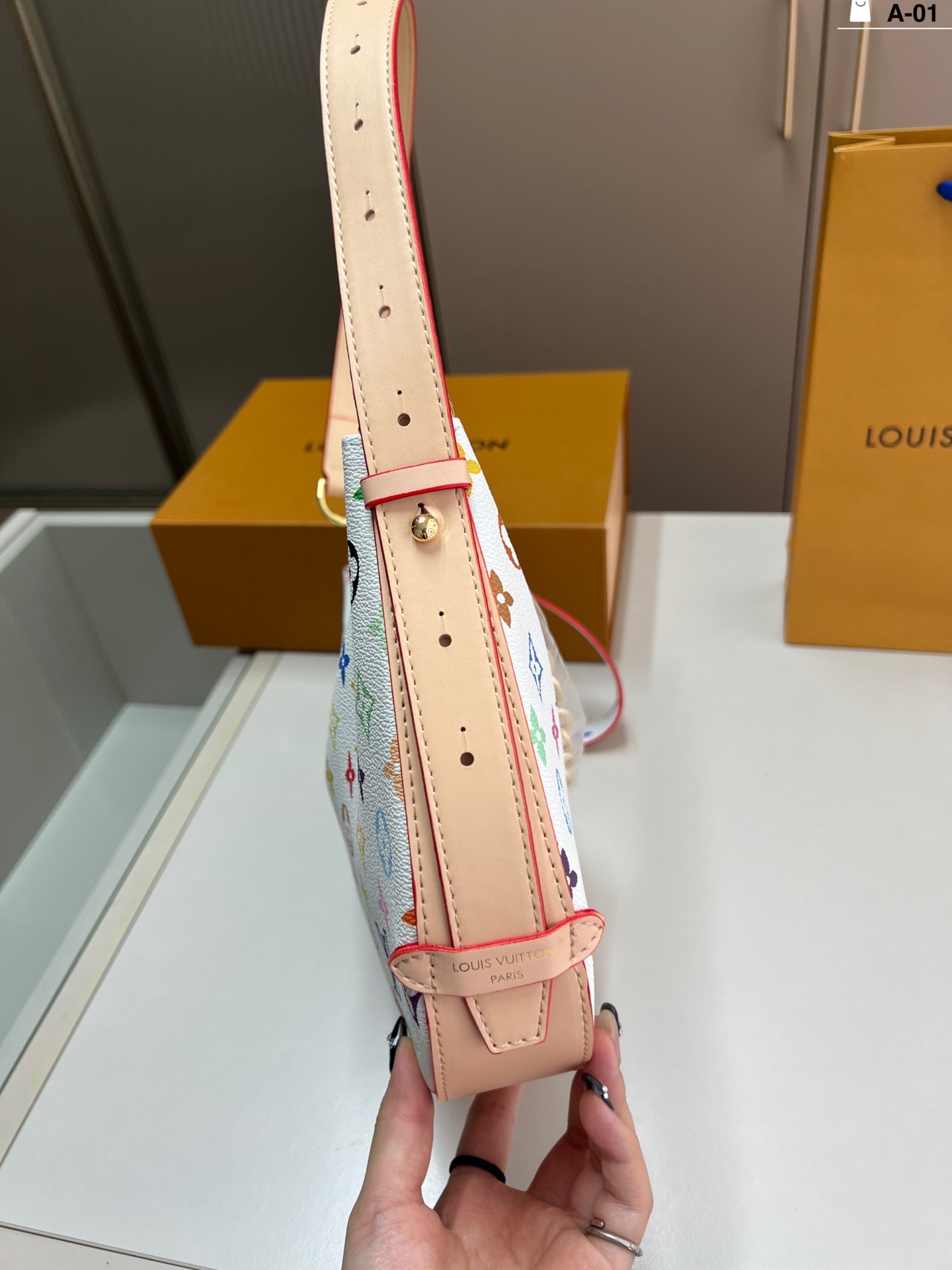 louis new arrival Cookie bb bag size: 28*19 cm