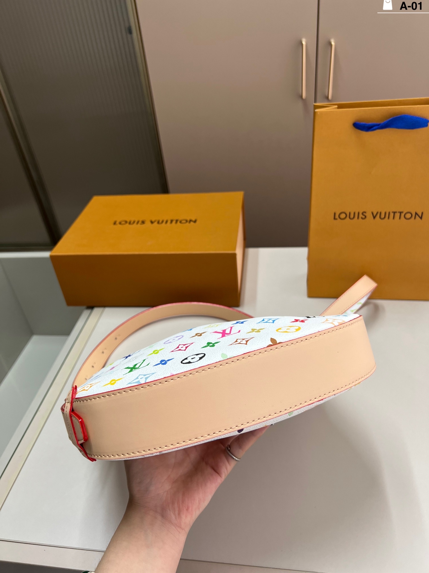 louis new arrival Cookie bb bag size: 28*19 cm