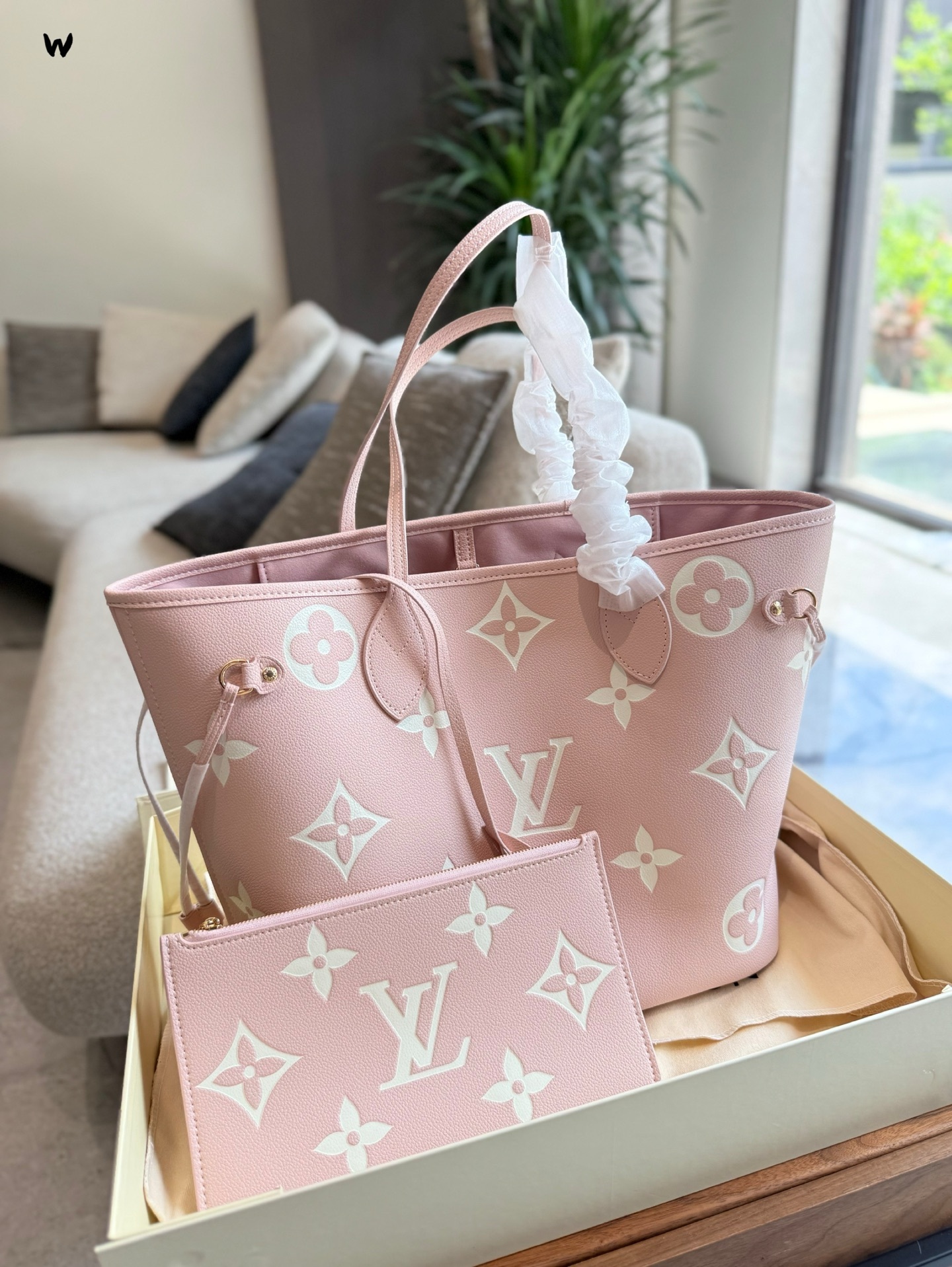 Louis new arrival neverfull bag size: 30*32cm