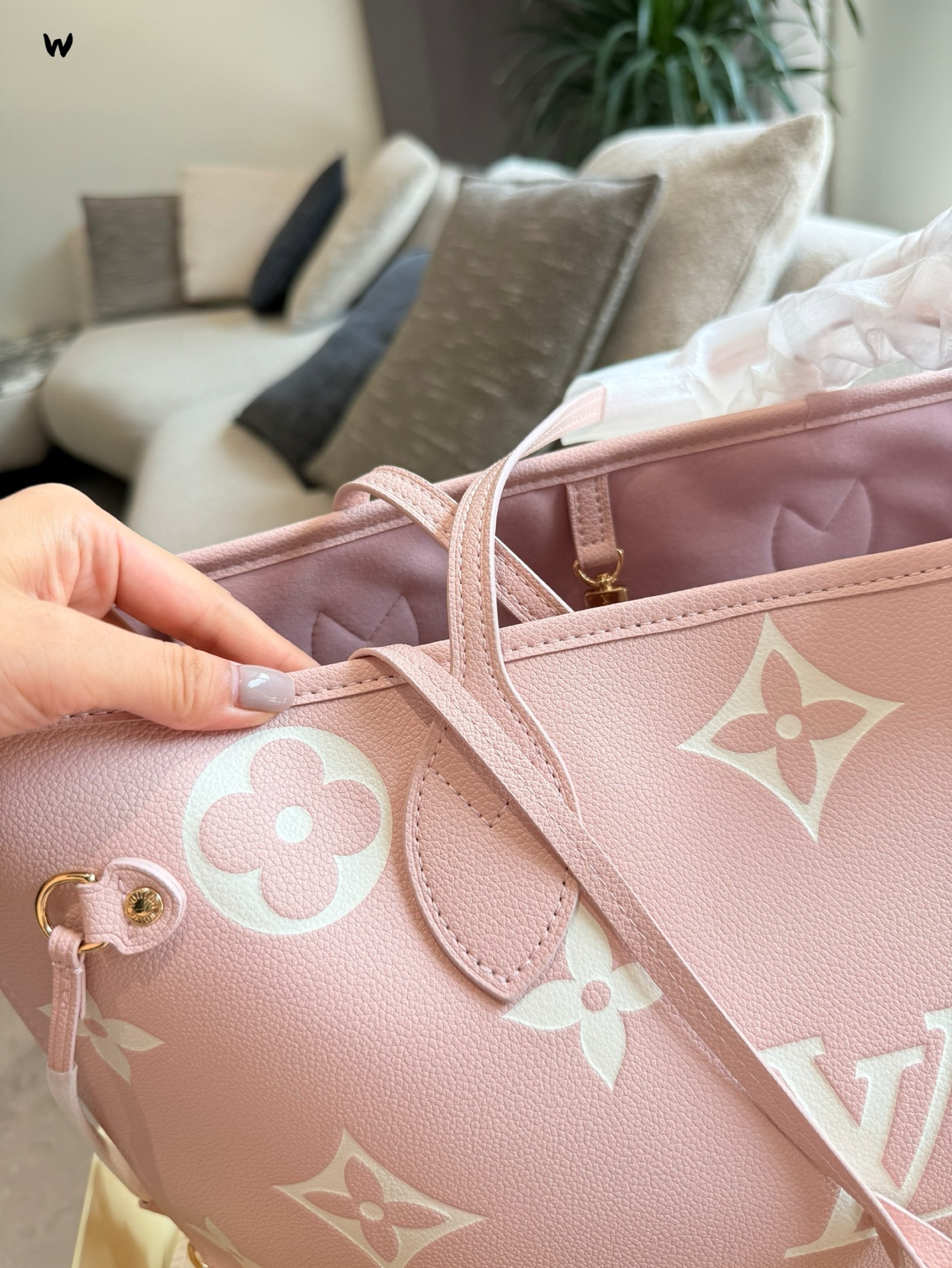 Louis new arrival neverfull bag size: 30*32cm