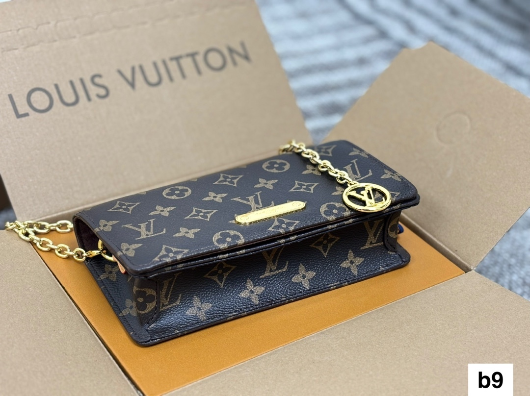 Louis new arrival Wallet On Chain Lily size: 21*11 cm