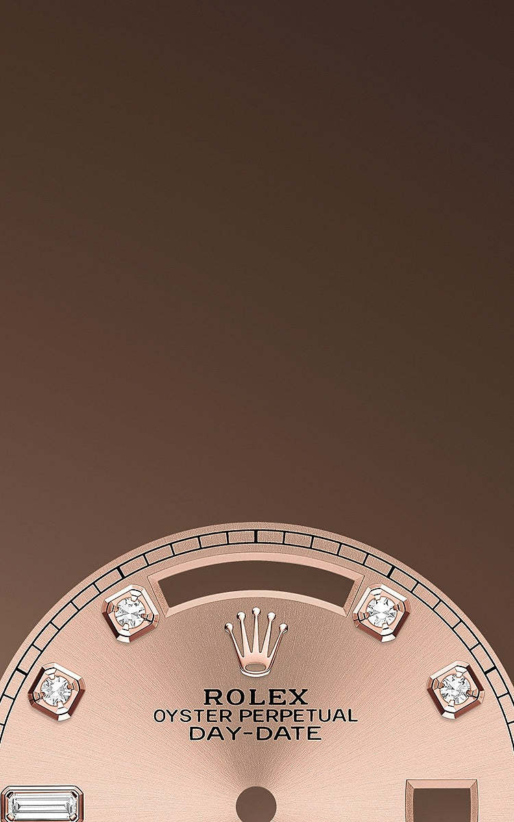 Rolex Day-Date 36 Everose gold Ref# 128235-0009