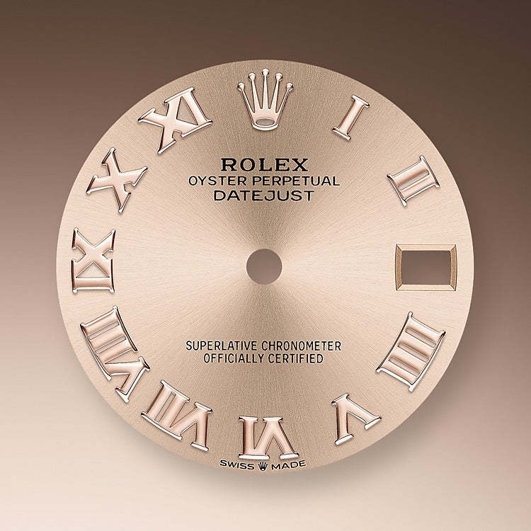 Rolex Datejust 31, 18kt Everose Gold, Ref# 278285RBR-0029