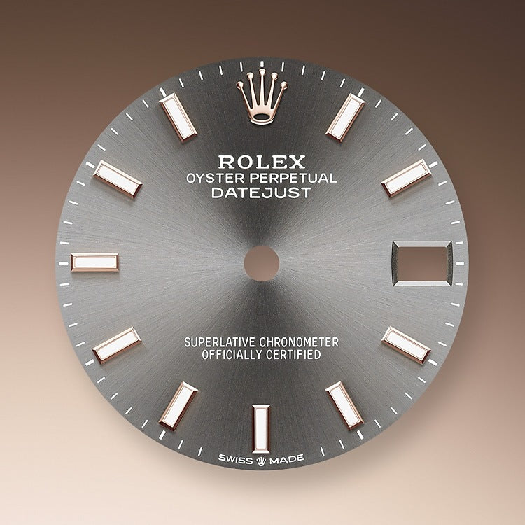 Rolex Datejust 31, 18kt Everose Gold, Ref# 278285RBR-0021