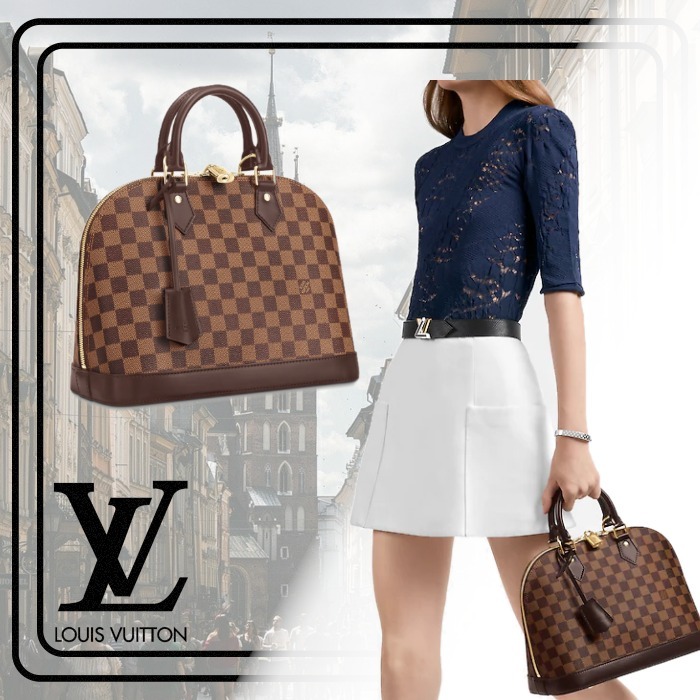 Louis Alma PM damier ebene new Brown N53151