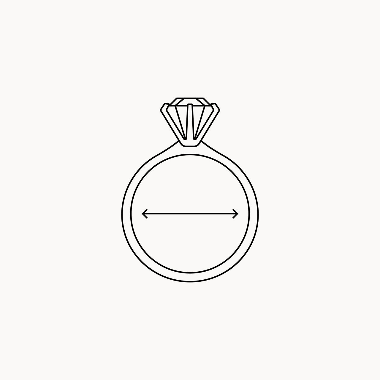 Measure an existing ring