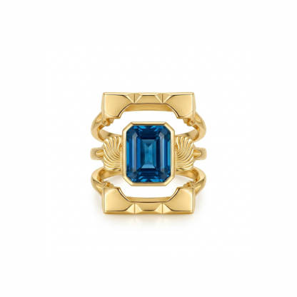 Level 100 Affinity Ring | S925 Sterling Silver with 14K Gold Plating, 3-in-1 Detachable Design