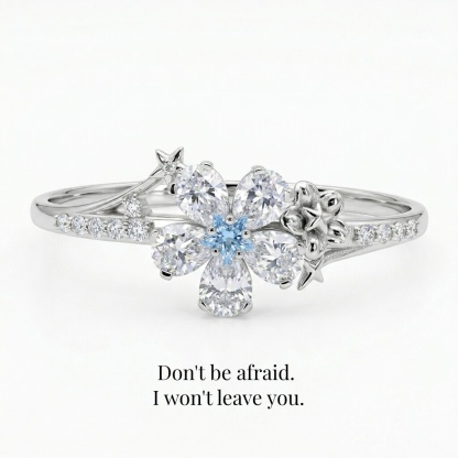 Stellar Oath Bracelet | 999 Fine Silver Platinum Plated Moissanite