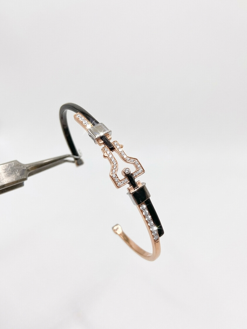 Intertidal Zone Bangle | S925 Sterling Silver with Thick Gold Plating | Hypoallergenic & Tarnish-Resistant