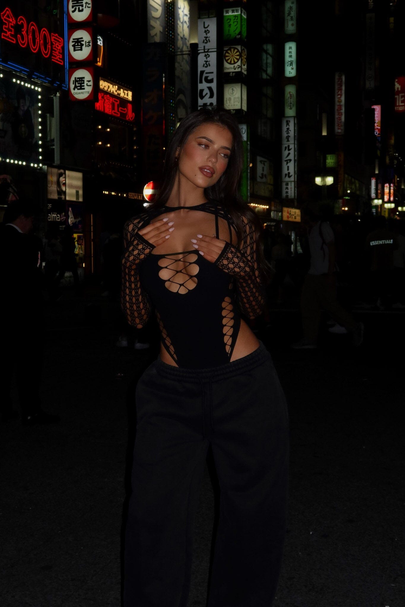 ISOLIRA BODYSUIT BLACK-Toukticu