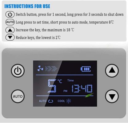 Insulin Cool Freezer Insulin Pen Travel Cooler Mini Drug Refrigerator Case-COOL ANTIET