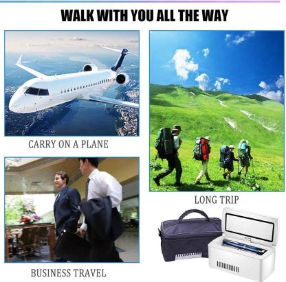 Insulin Cool Freezer Insulin Pen Travel Cooler Mini Drug Refrigerator Case-COOL ANTIET