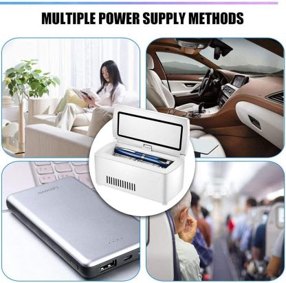 Insulin Cool Freezer Insulin Pen Travel Cooler Mini Drug Refrigerator Case-COOL ANTIET