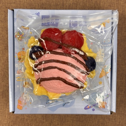 Fruit Ice Cream Waffle