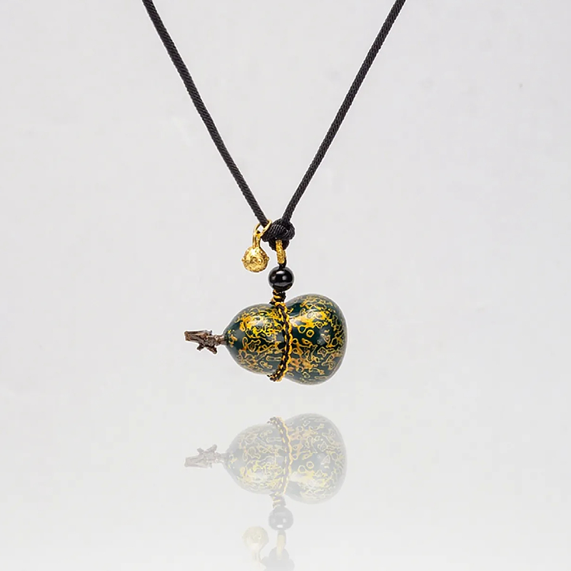Hand-Carved Gourd Necklace - Zen Oriental | Heritage Lacquer – Rowan
