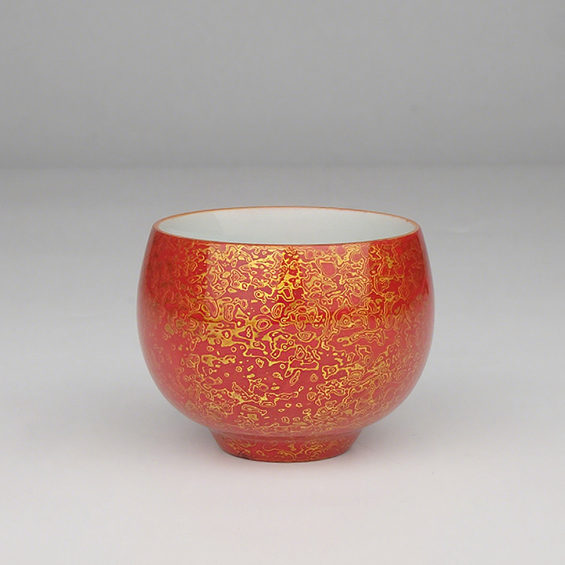 ICH Chinese Lacquer Tea Bowl - Host Cup Handicraft