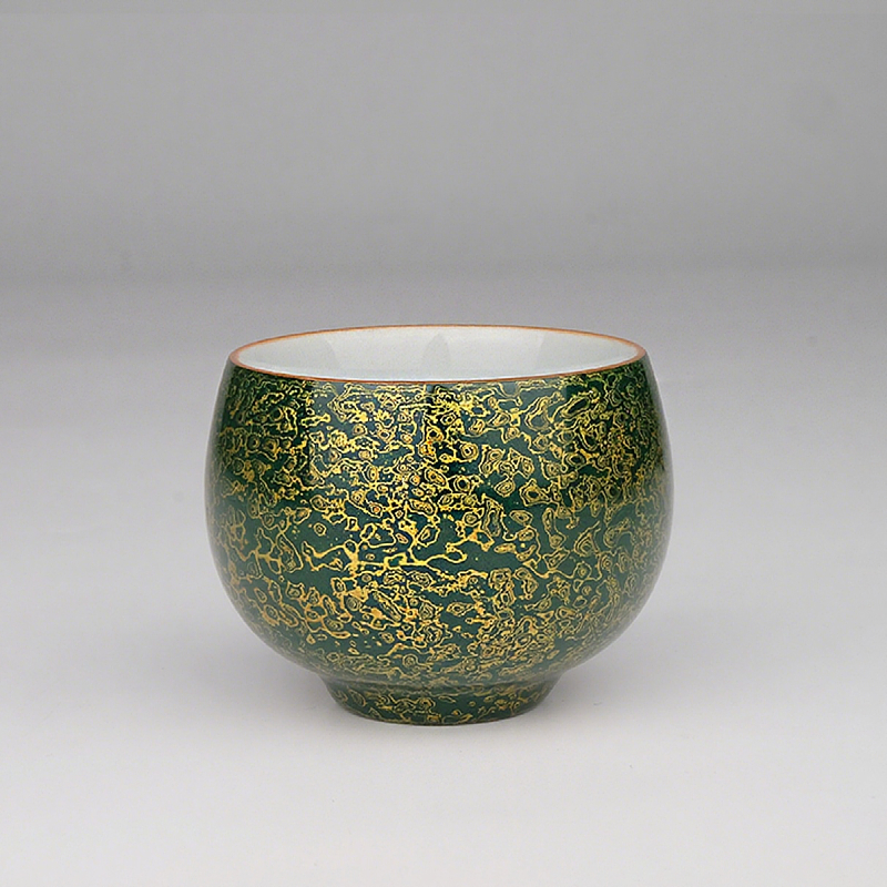 ICH Chinese Lacquer Tea Bowl - Host Cup Handicraft