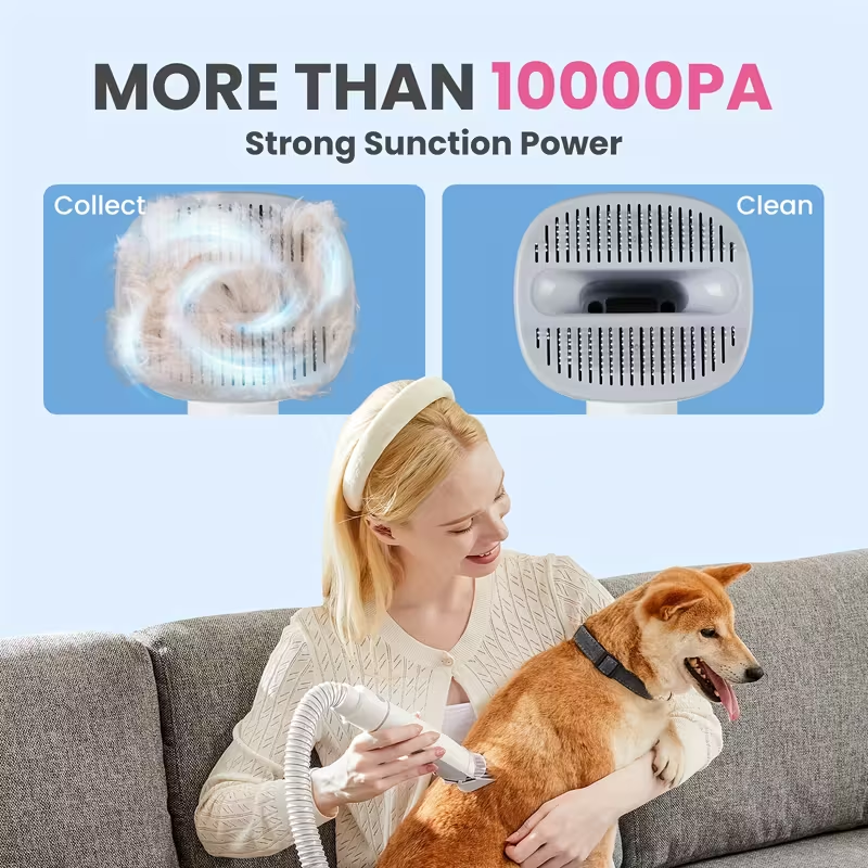 5-in-1 Pet Grooming Vacuum Kit