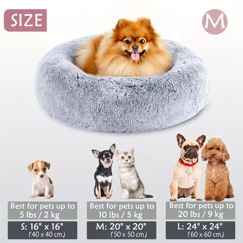 Cozy Donut Calming Bed