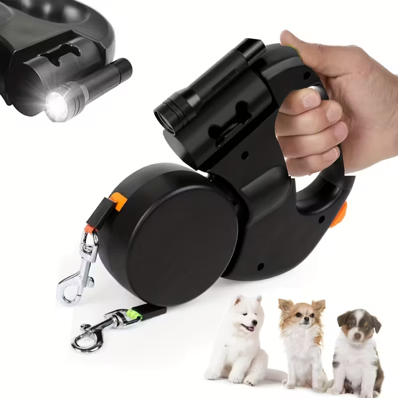 Heavy Duty Anti-Tangle Dual Dog Leash