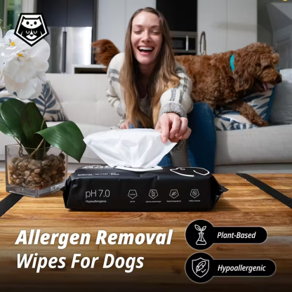 Plant- Based Dog Wipes- Extra Thick