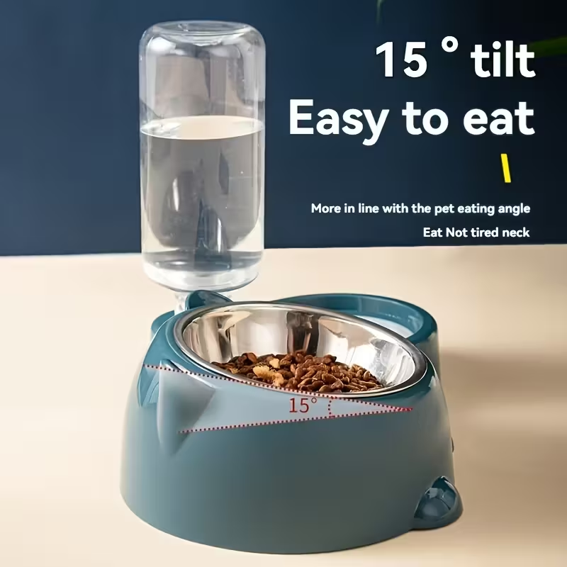 Pet Supplies Cat Automatic Feeder Integrated Pet Feeder