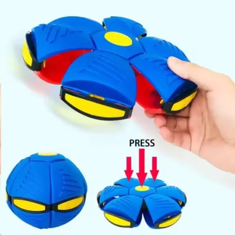 Interactive Dog Ball with & Flying Saucer Motion