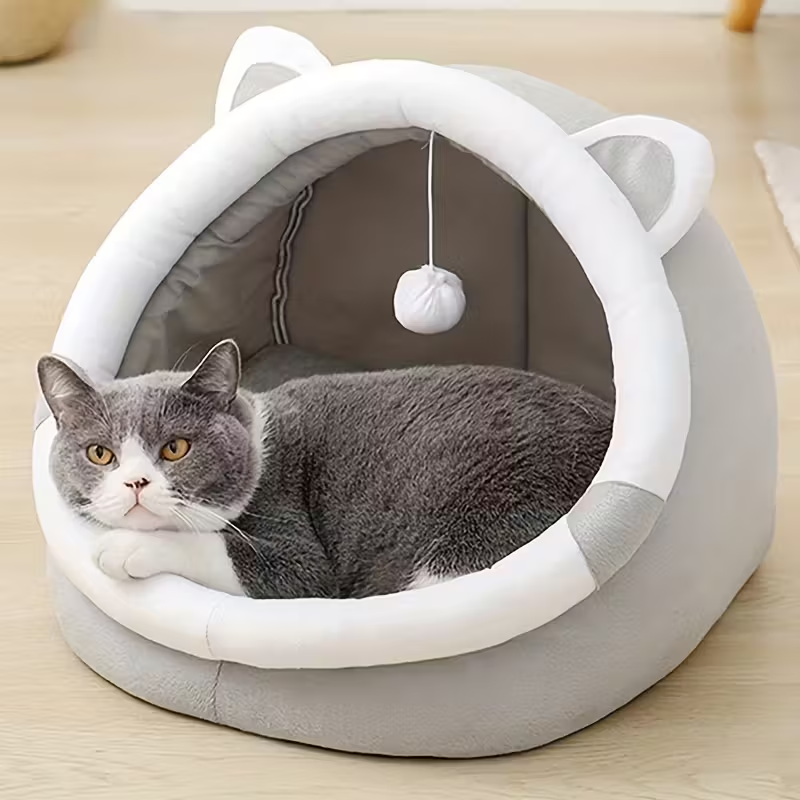 Warm Cat Cave Bed Cozy