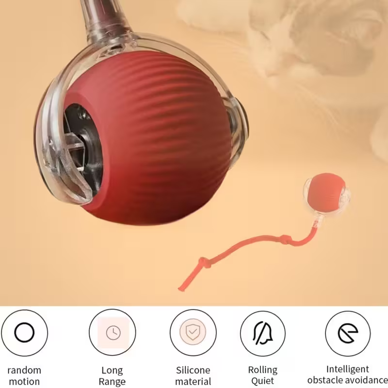 Automatic Rolling Ball Smart Cat Dog Toy