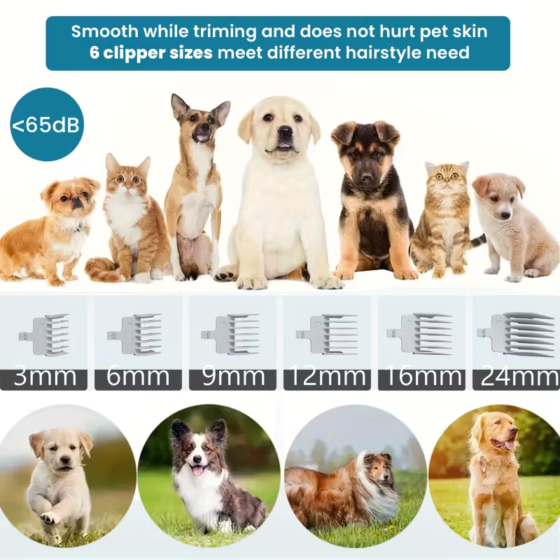 5-in-1 Pet Grooming Vacuum Kit