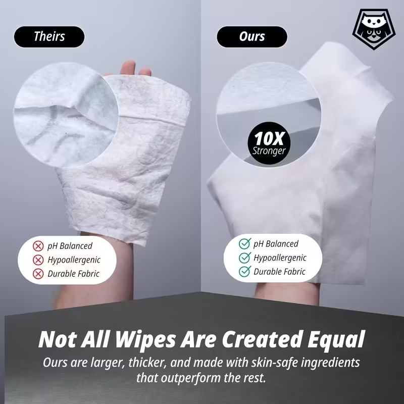 Plant- Based Dog Wipes- Extra Thick