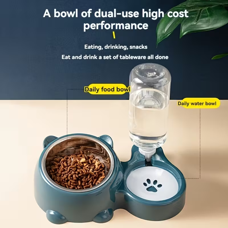 Pet Supplies Cat Automatic Feeder Integrated Pet Feeder