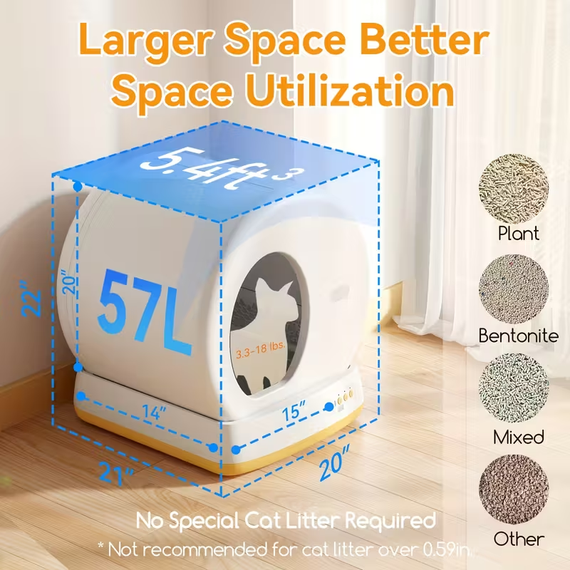 Self Cleaning Cat Litter Box