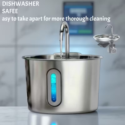 OPETH Stainless Steel Cat Water Fountain