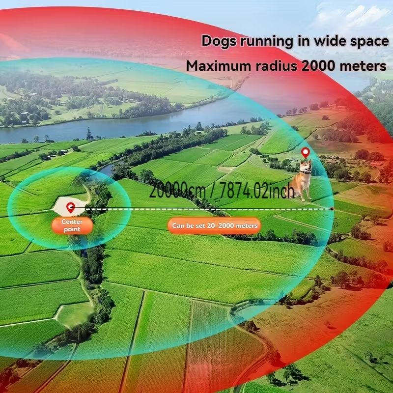 2025 Upgrade Pet GPS Wireless Electronic Dog Fence