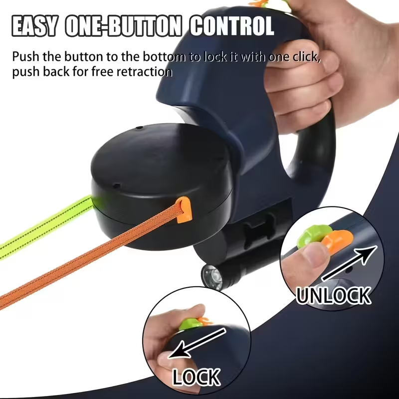 Heavy Duty Anti-Tangle Dual Dog Leash