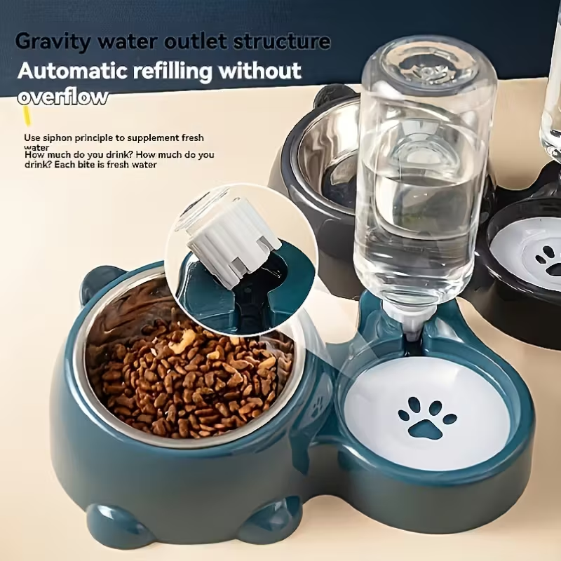 Pet Supplies Cat Automatic Feeder Integrated Pet Feeder