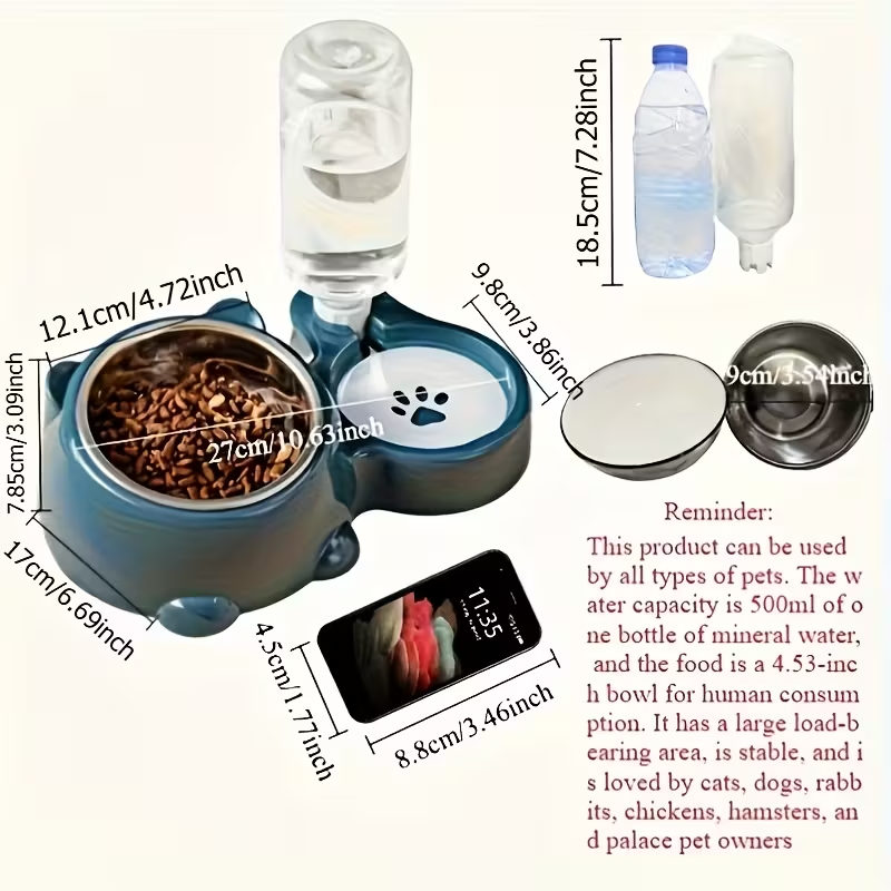 Pet Supplies Cat Automatic Feeder Integrated Pet Feeder