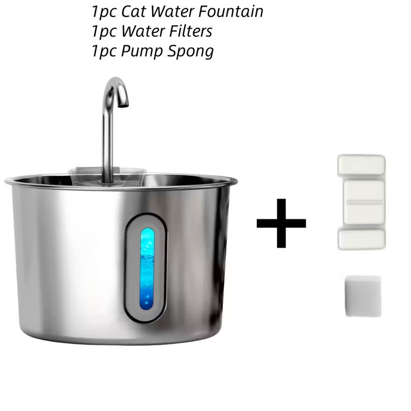 OPETH Stainless Steel Cat Water Fountain
