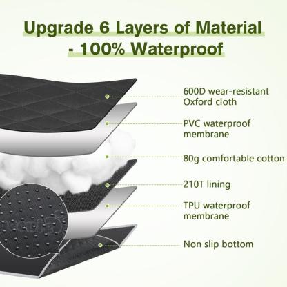 Dog Car Seat Cover for Back Seat,Upgraded Sofa Leather, hard bottom